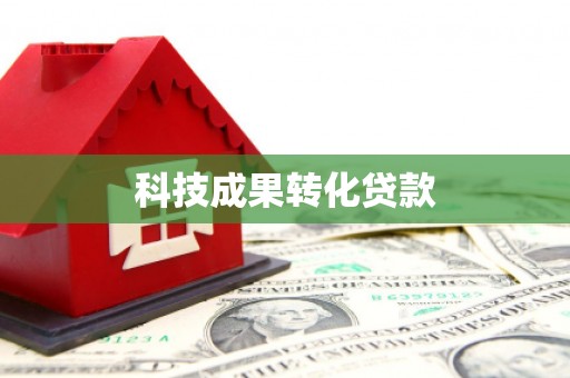 鹰潭科技成果转化贷款