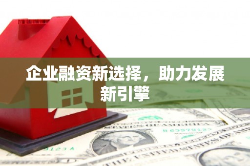 鹰潭企业融资新选择，助力发展新引擎