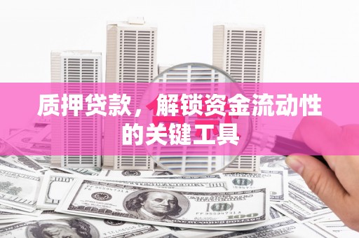 鹰潭质押贷款，解锁资金流动性的关键工具